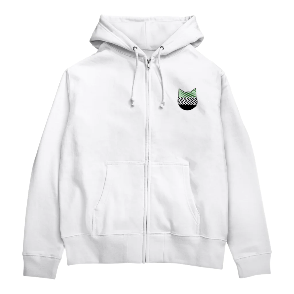 ベンジャミン8の海苔づくし Zip Hoodie