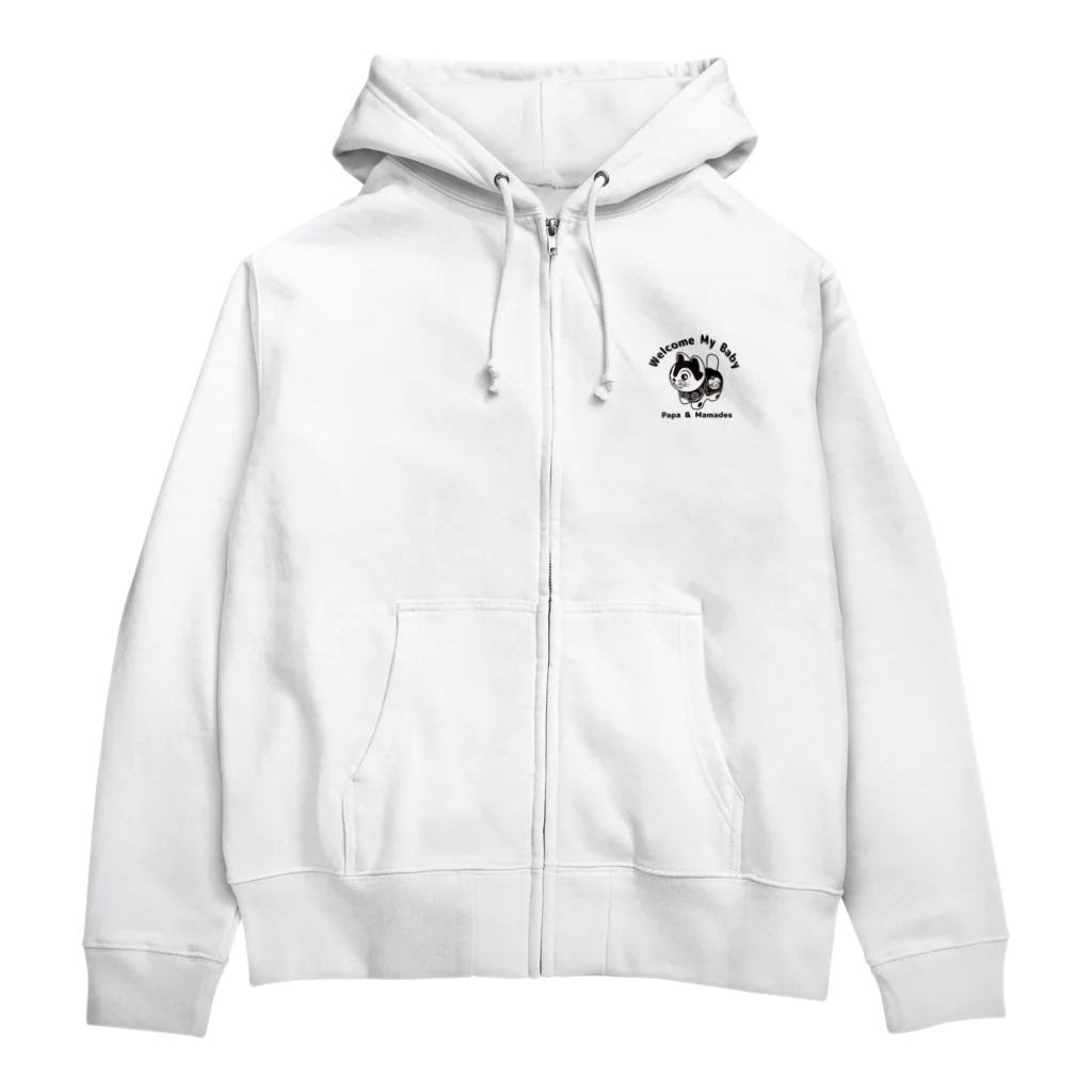 kamono84009の安産犬張り子ちゃん２号 Zip Hoodie