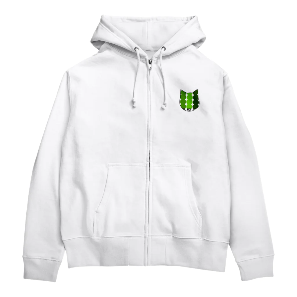 ベンジャミン8の抹茶アイス Zip Hoodie