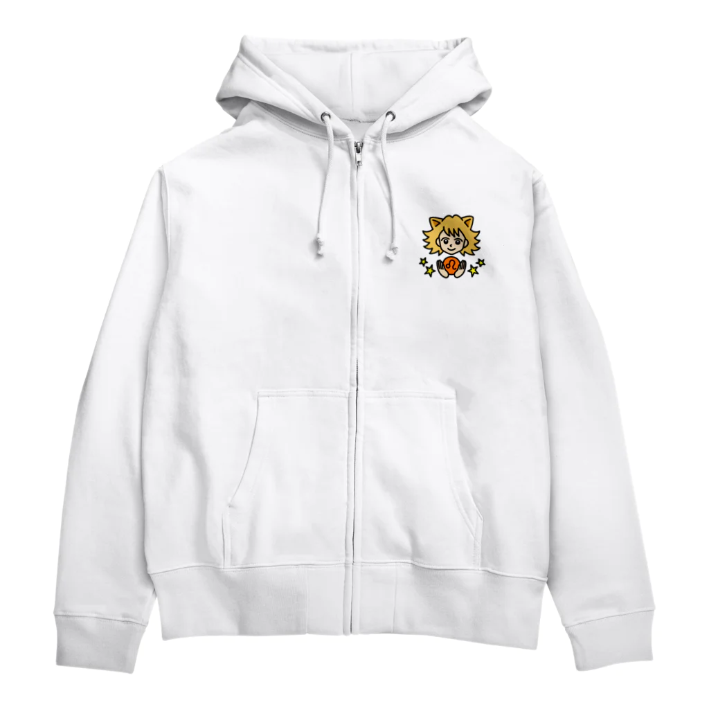 Yukarinaの星座ショップのしし座♌ Zip Hoodie