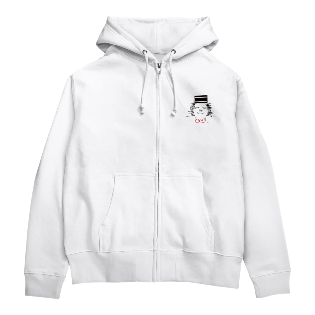 inves designのインベスのガールズ Zip Hoodie