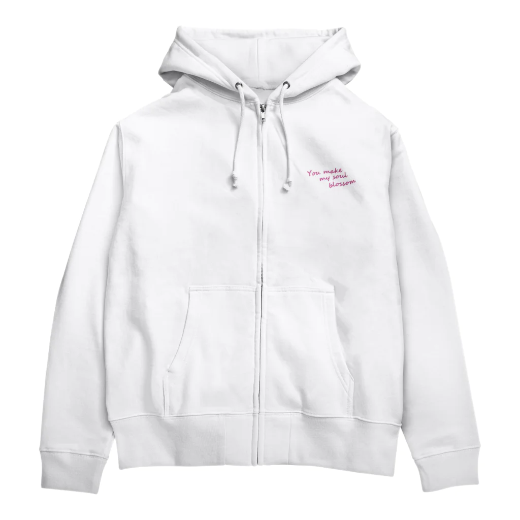 CoCoCotのファミリーハウス＜チャリティ＞花 Zip Hoodie