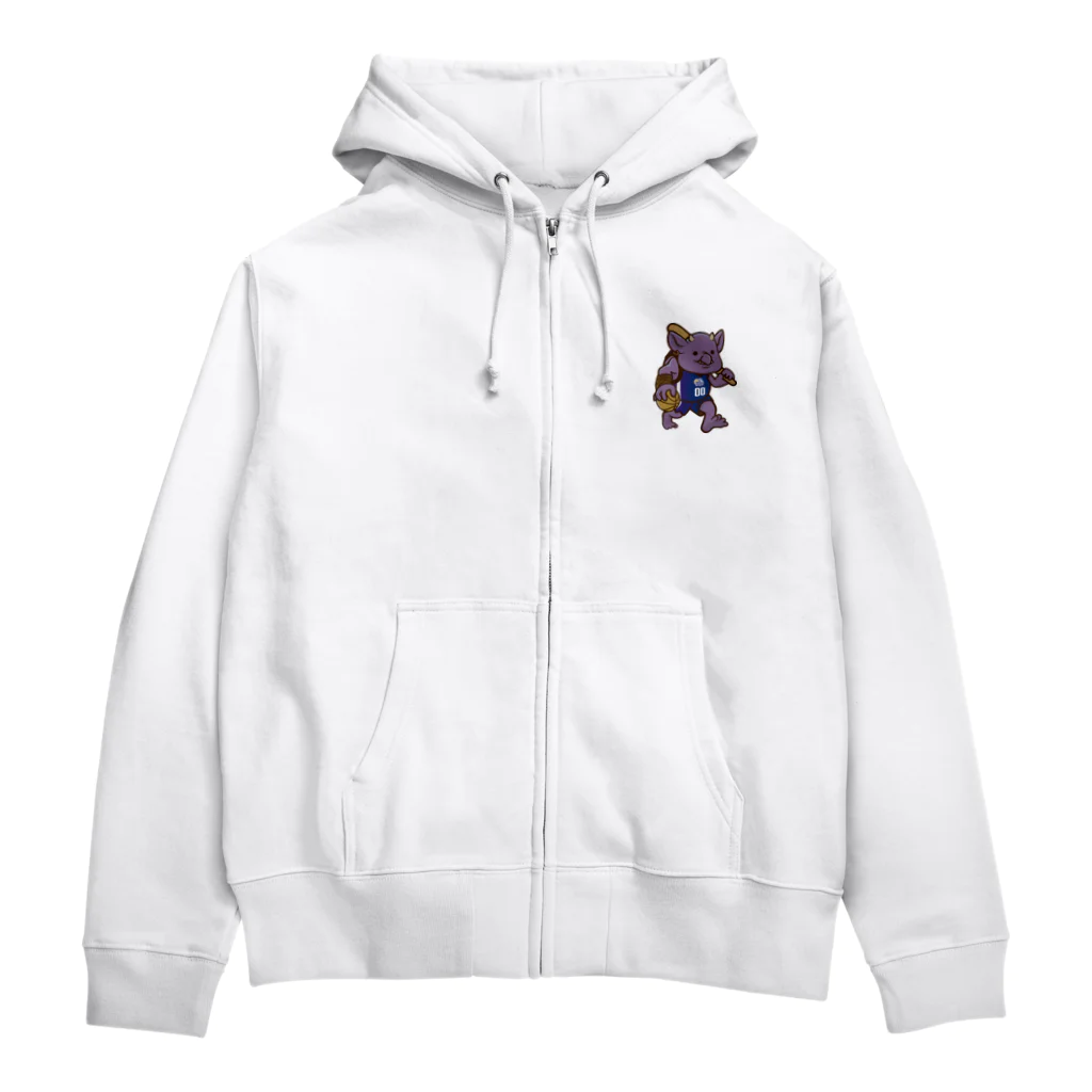 YASUKAWA GOBLINSの【ゴビー】ワンポイントパーカー Zip Hoodie