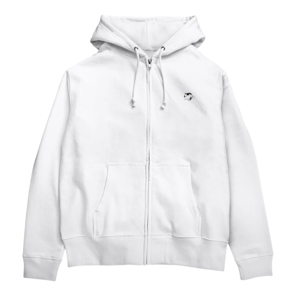 しんま みさんの雪原のねこ Zip Hoodie