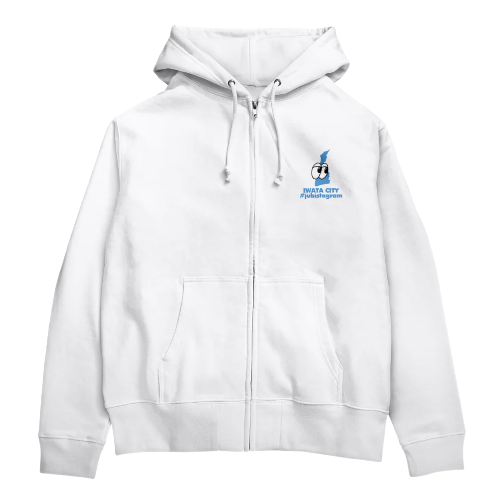 #jubistagram official shopの#jubistagram IWATA CITY  Zip Hoodie