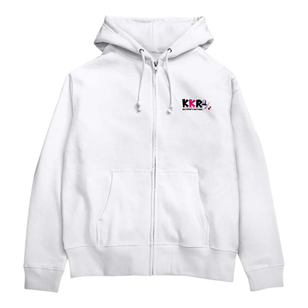 まるボーイのおもちゃ工房のKENDO×KUMA×ROBO（面付き） Zip Hoodie