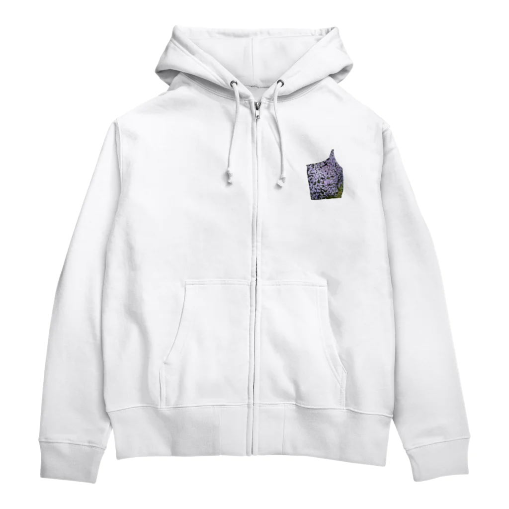 26giの芝桜薄紫 Zip Hoodie