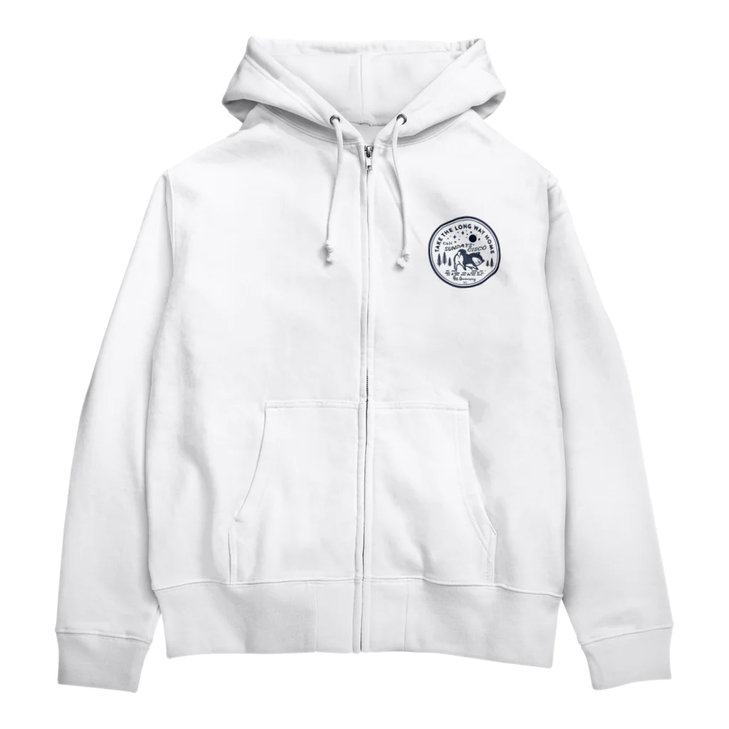 CAFE SUNDAYS CISCOの4周年記念かるかんくん Zip Hoodie