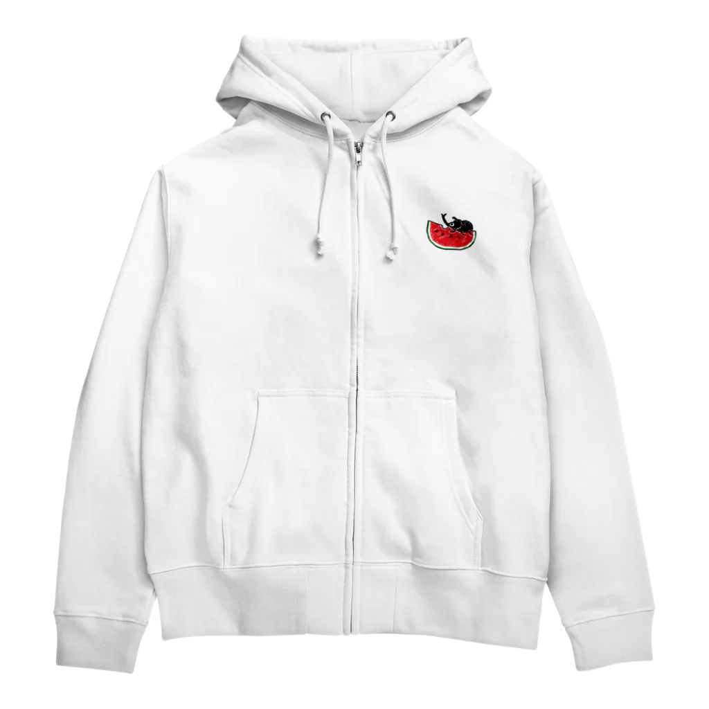 おさかなショップのカブトムシ Zip Hoodie