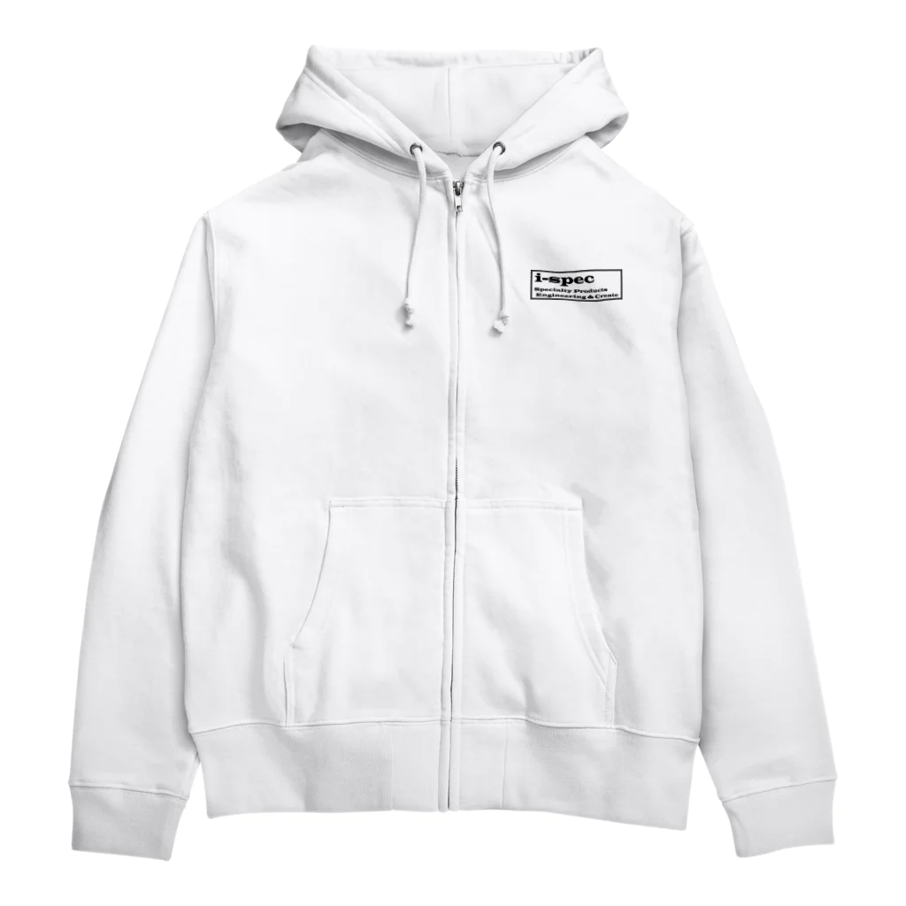 i-specの白猫さん Zip Hoodie