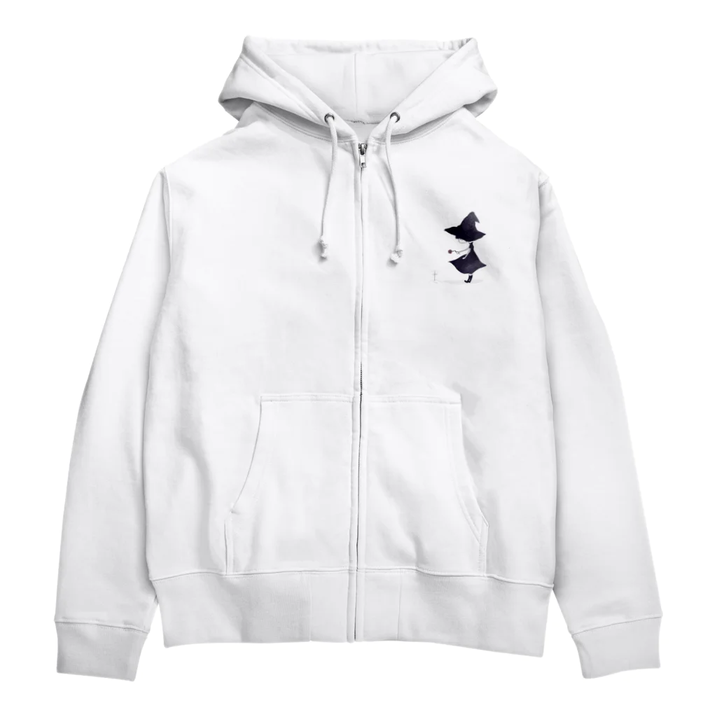 よるとおさんぽの魔女の子 Zip Hoodie