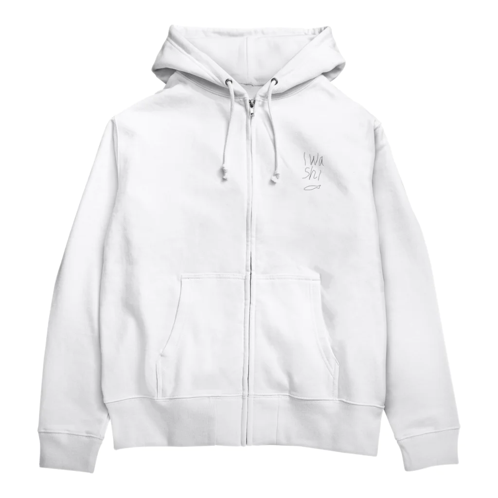 Rice Cube Dominoの鰯パーカー Zip Hoodie