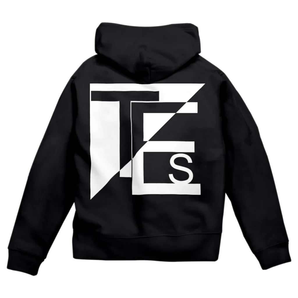 The evening starsのH1nar1 ブラック Zip Hoodie