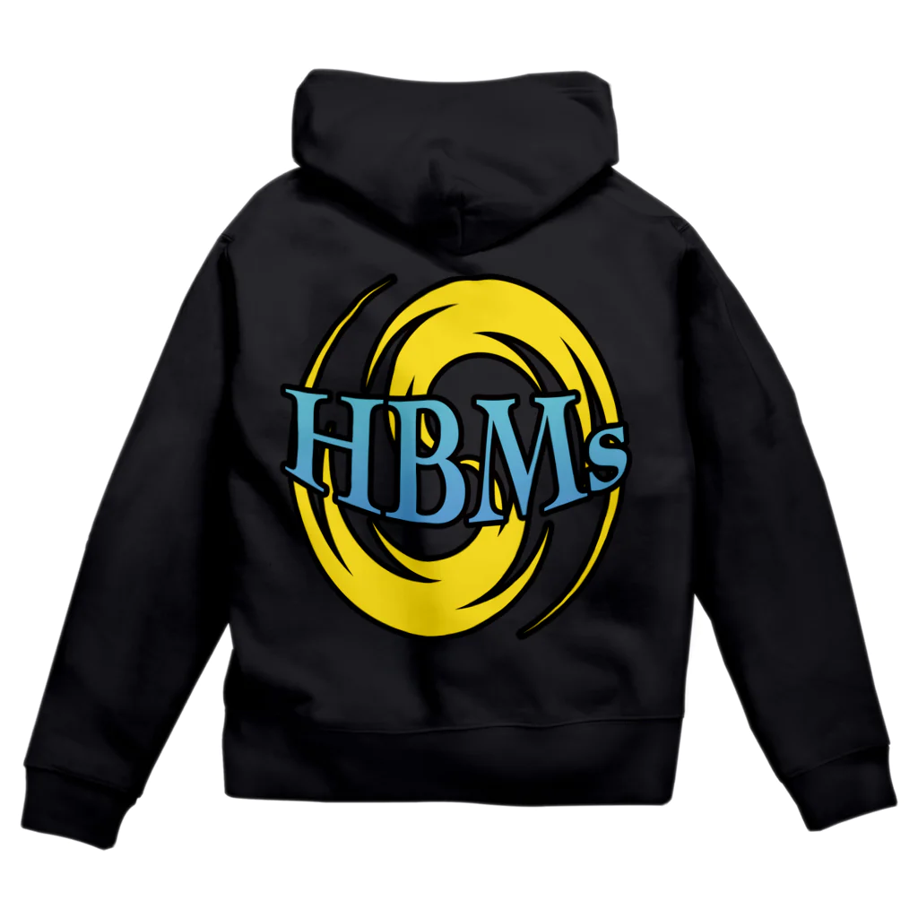 HBMs-Heart Beat Music shop-のHBMs original ジップパーカー Zip Hoodie