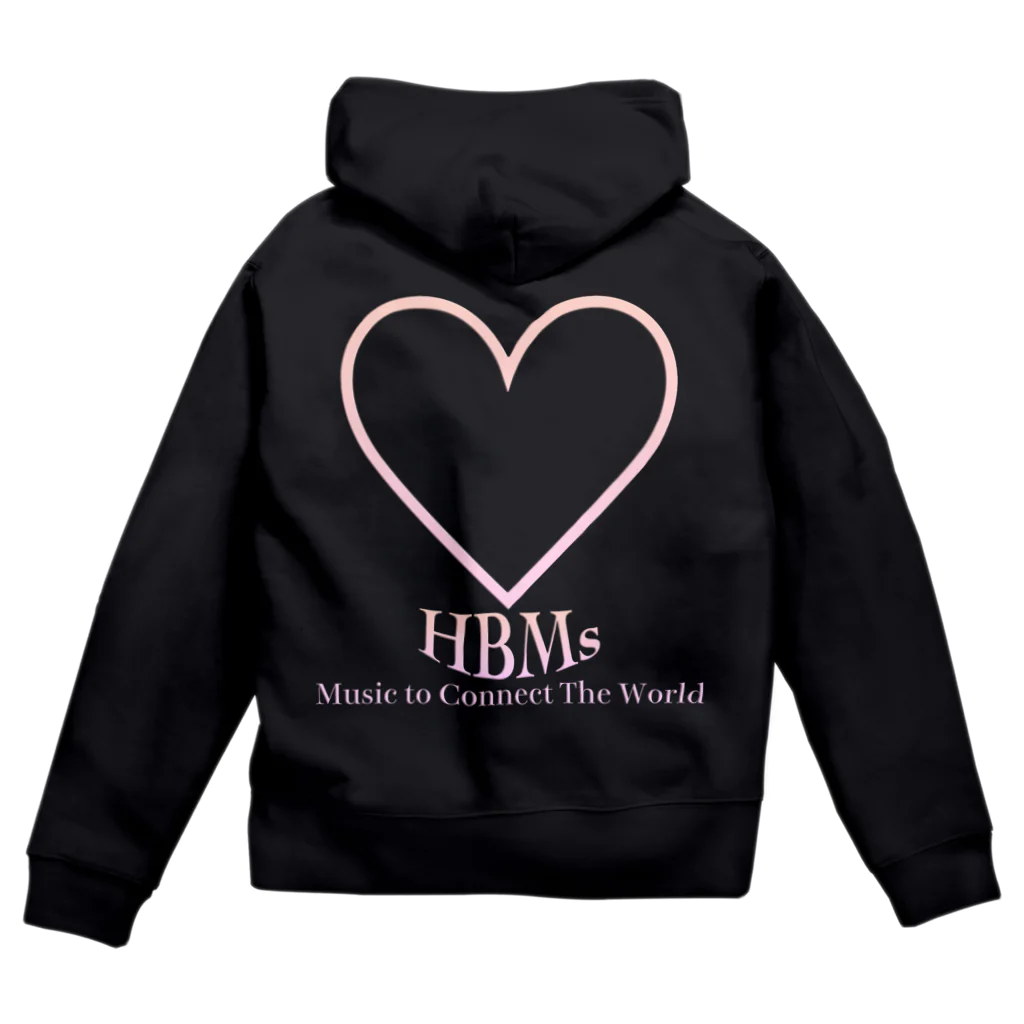 HBMs-Heart Beat Music shop-のHBMs original ジップパーカー ジップパーカー