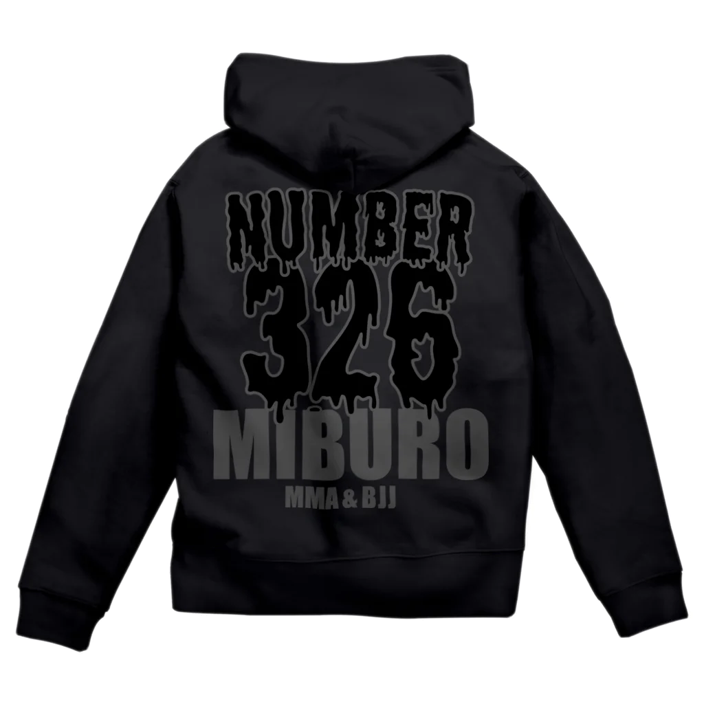 No.326のダークドロドロ№326 Zip Hoodie