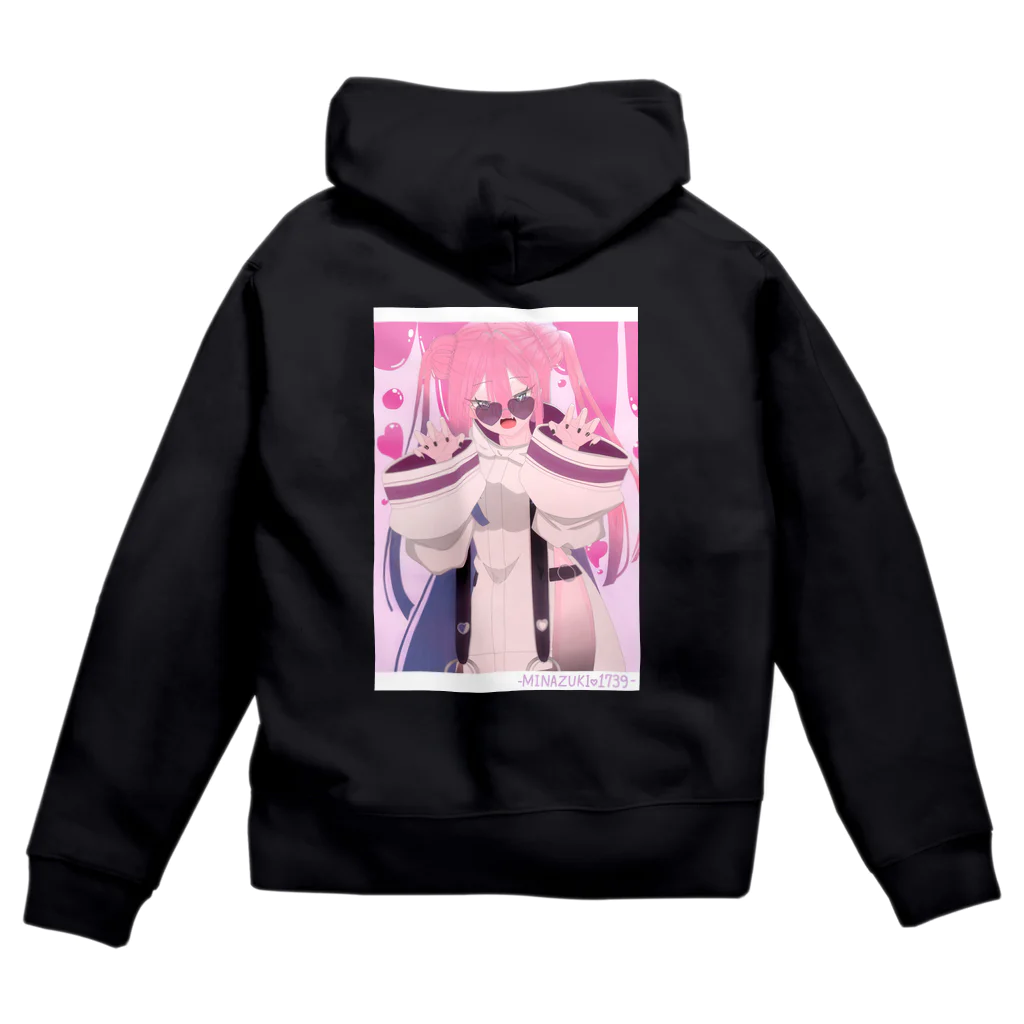 Miのピンクの女の子。（？） Zip Hoodie