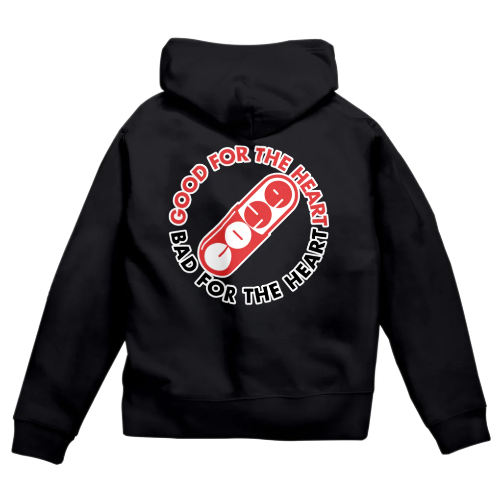 Tシャツの西屋のCOYG in カプセル　白文字 Zip Hoodie