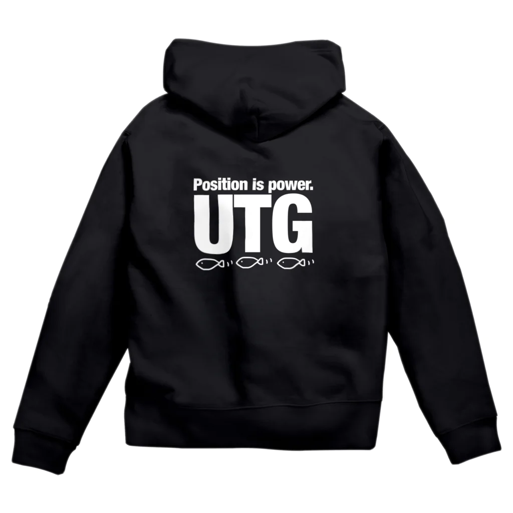 temetenのUTG 白文字 Zip Hoodie