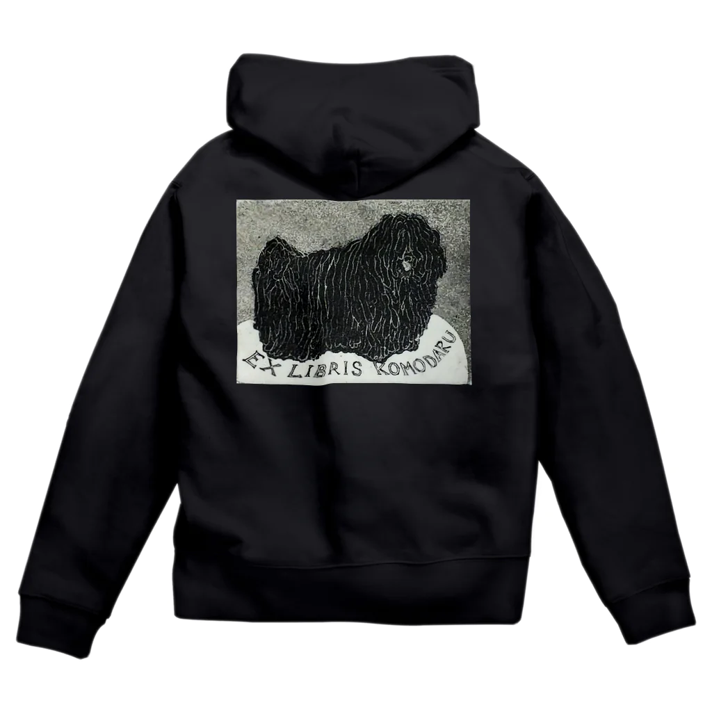 Tomoharu Mitsudairaの犬の蔵書票Ⅱ Zip Hoodie