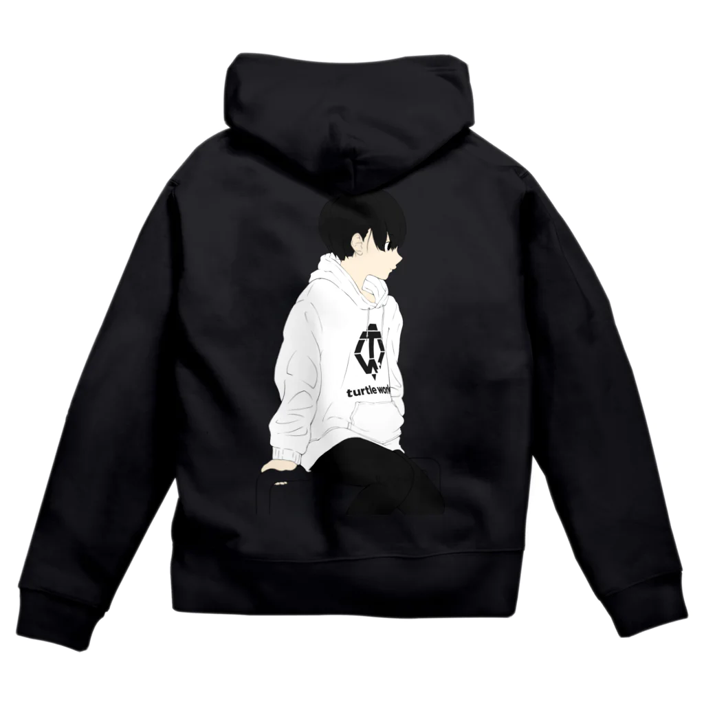 つゆけんのショップのTWsパーカーの女の子 Zip Hoodie