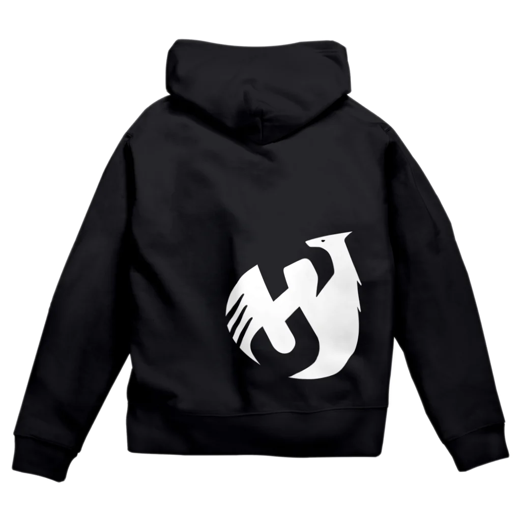 Shinsuke Sada Goods ShopのSHINSUKE SADA オフィシャルグッズ ロゴ反転色 Zip Hoodie