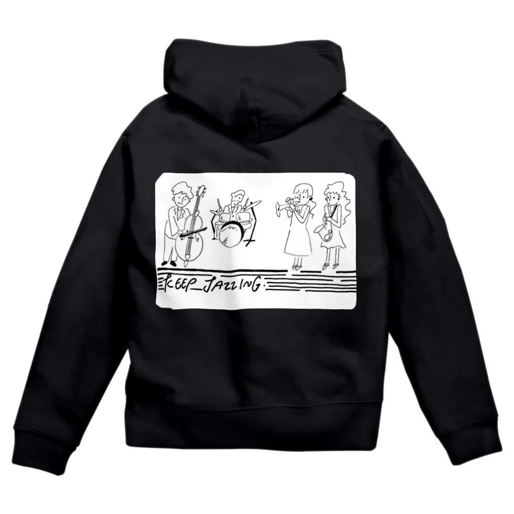 そらっちの学祭黒パカ Zip Hoodie