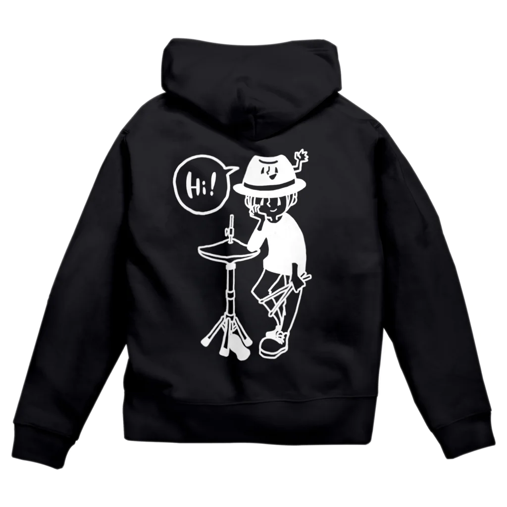 °Kannyz工房の「Hi!」ハット Zip Hoodie