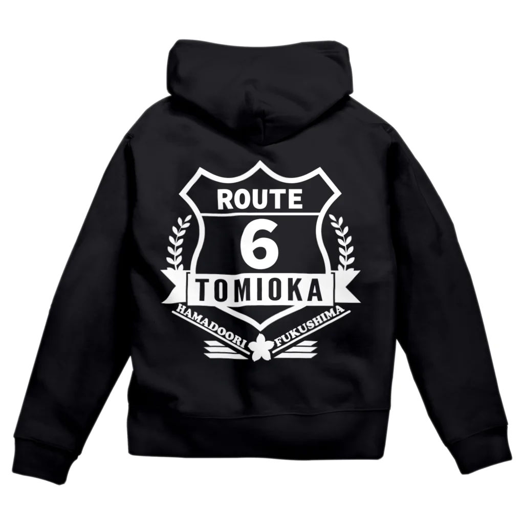 KUMA DESIGIN WORKSのROUTE6 富岡ver. -サクラ- Zip Hoodie