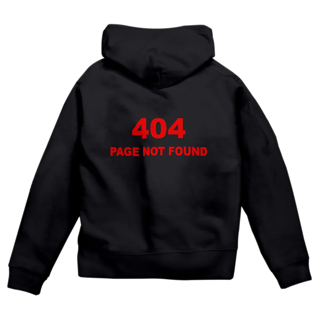 BLICK + BLACK の[404] NOT FOUND Zip Hoodie