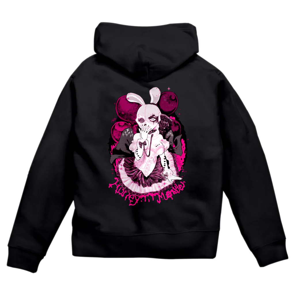 HoneyMonsterのハニモンバニーちゃん（おぴんく） Zip Hoodie