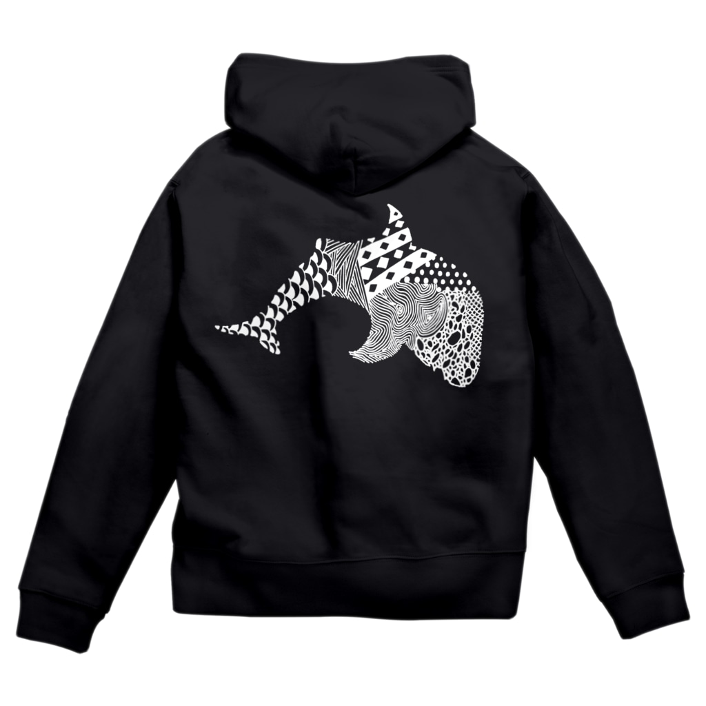 新谷べにのジンベイザメ　siro Zip Hoodie