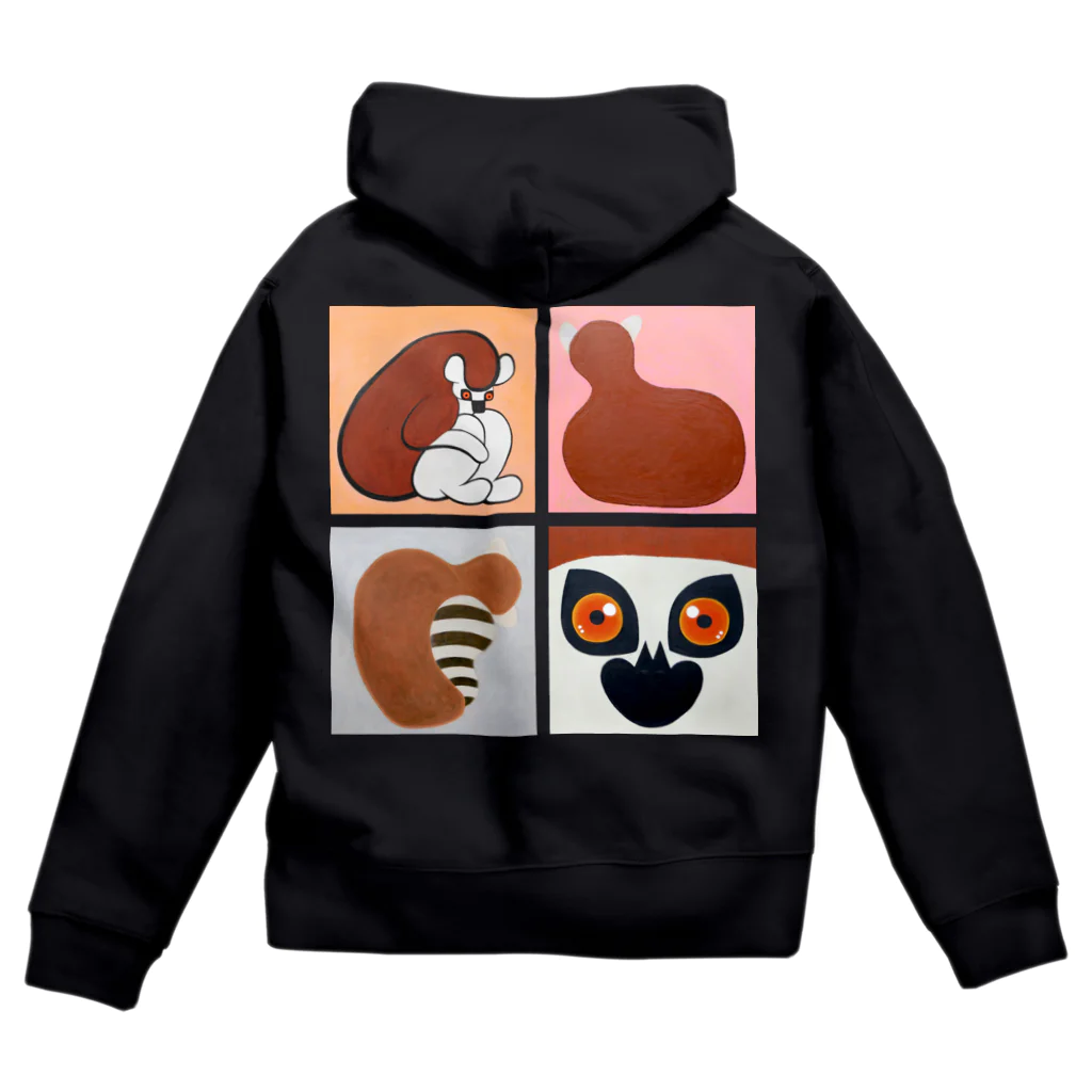 Watanabeのわお４種類 Zip Hoodie