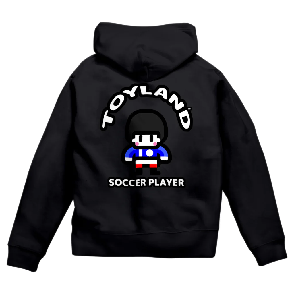 カワイイ オシャレ ポップ な TOYLANDのTOYLAND サッカーくん Zip Hoodie