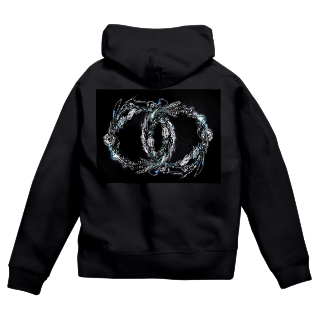 DIMADARA BY VULGAR CIRCUSのUROBOROS/DB_32ua Zip Hoodie