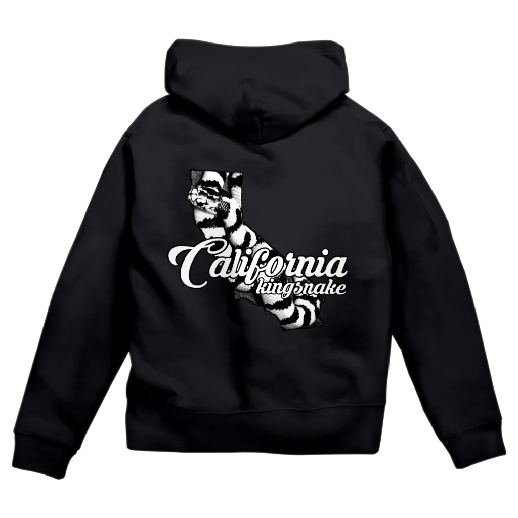 exoticAnimalsOGのCalifornia kingsnake Zip Hoodie