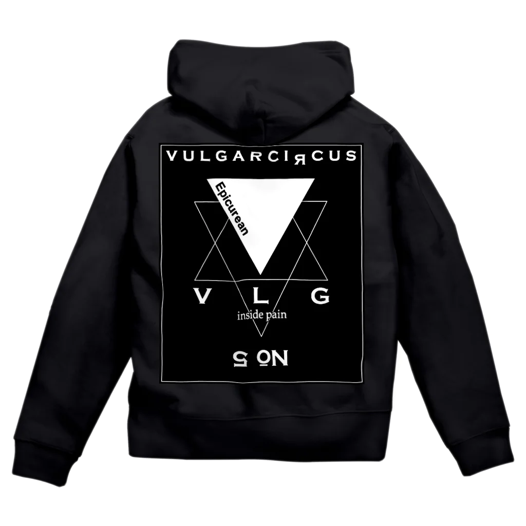 DIMADARA BY VULGAR CIRCUSのinside pain/DB_35 Zip Hoodie