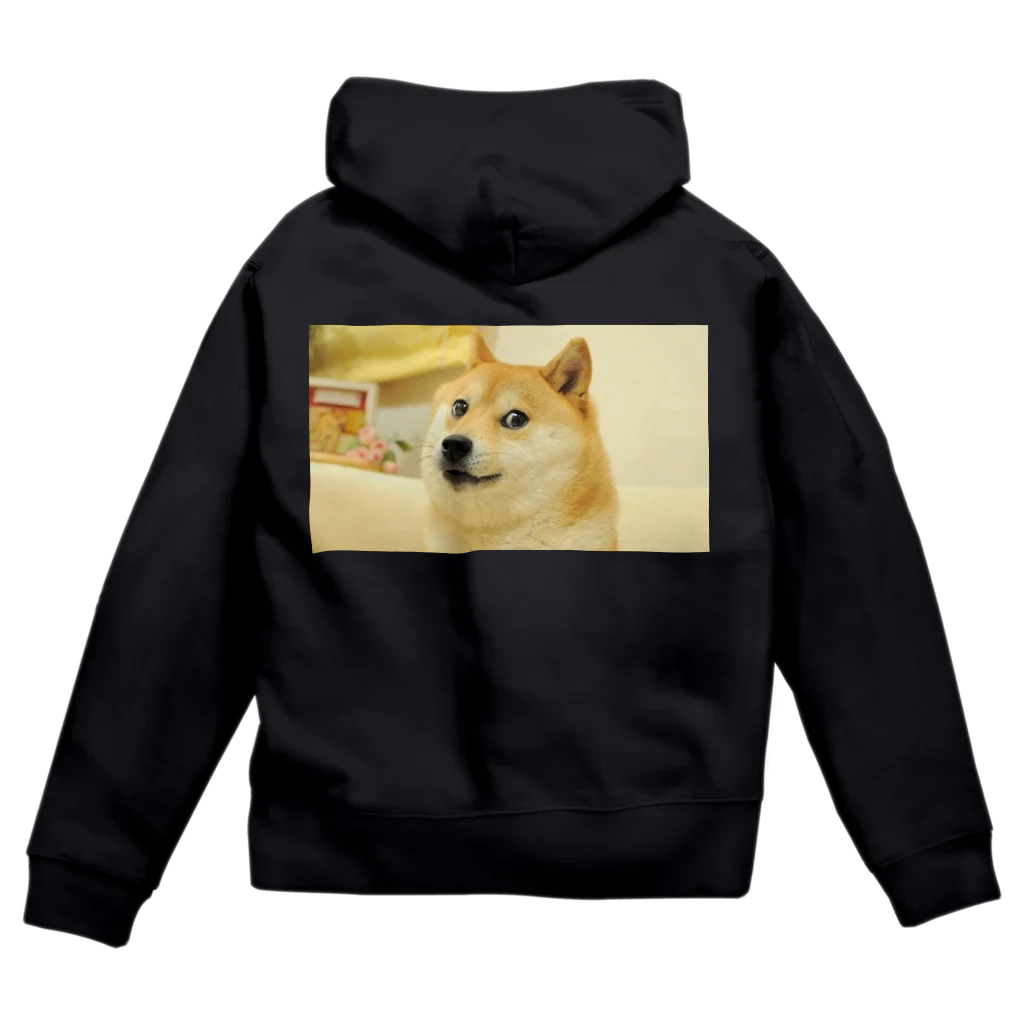 #fuckelonmuskのDOGE 好き！ ジップパーカー