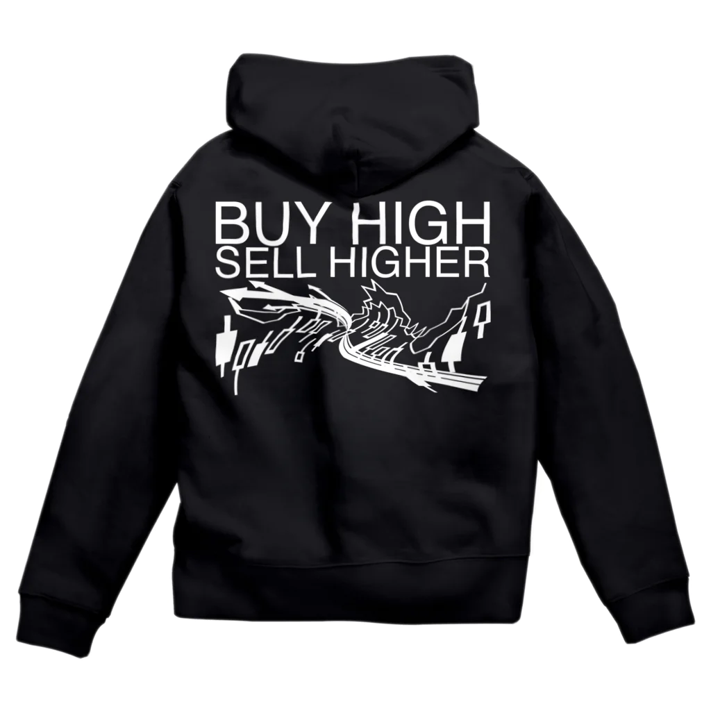 AURA_HYSTERICAのBuy high, sell higher Zip Hoodie
