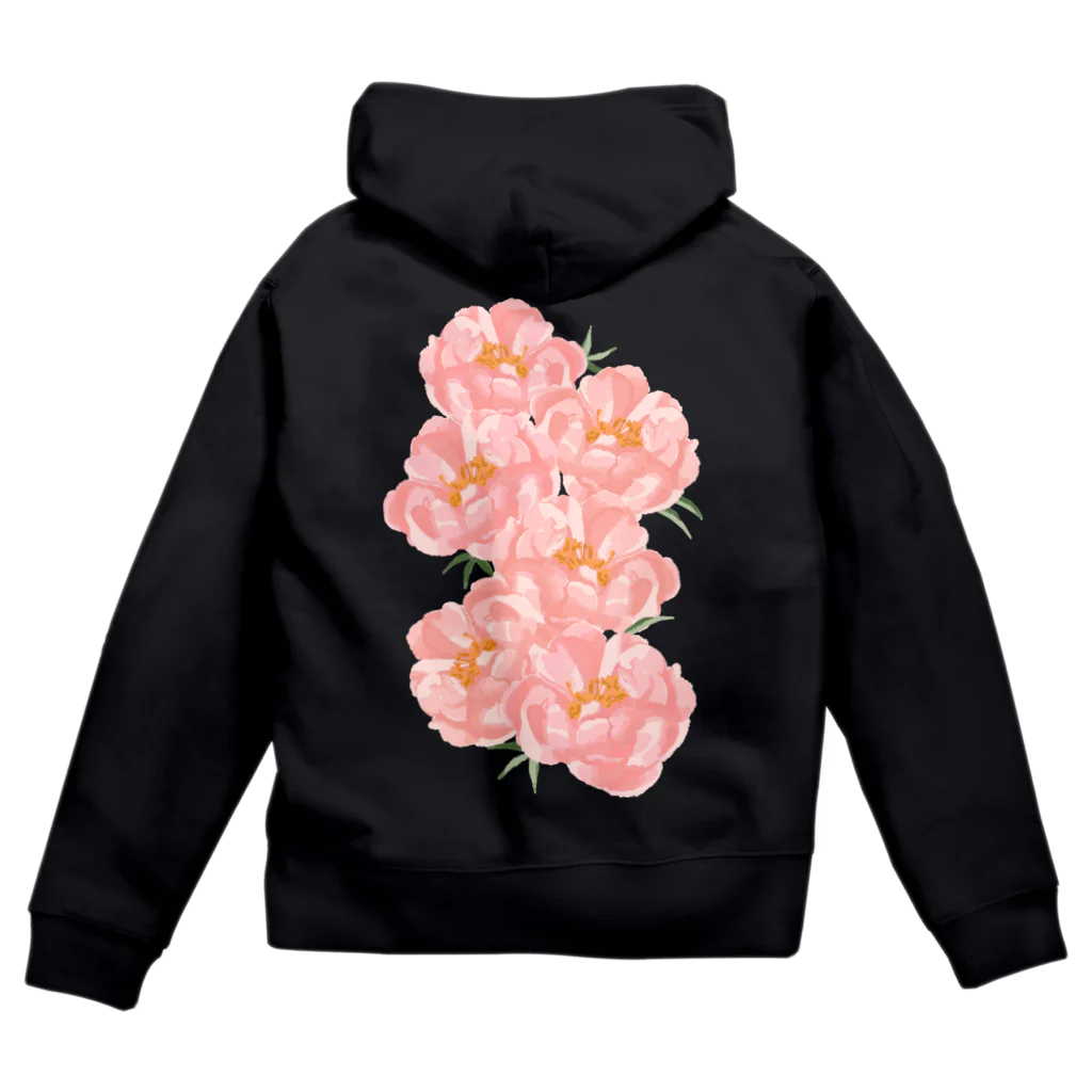 Katie（カチエ）のシャクヤクの花束 Zip Hoodie