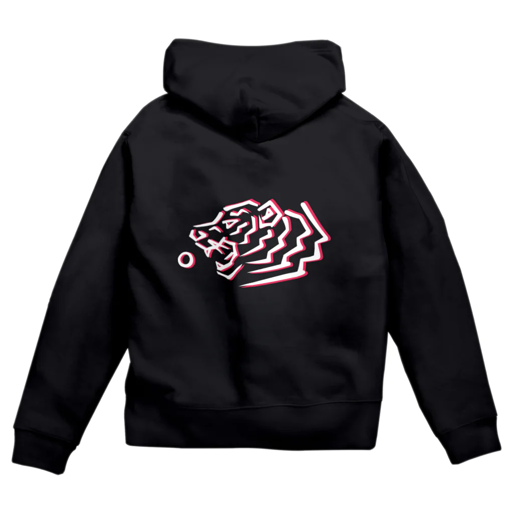 卓球レディースの卓球レディース・ジップパーカー(ピンク） Zip Hoodie