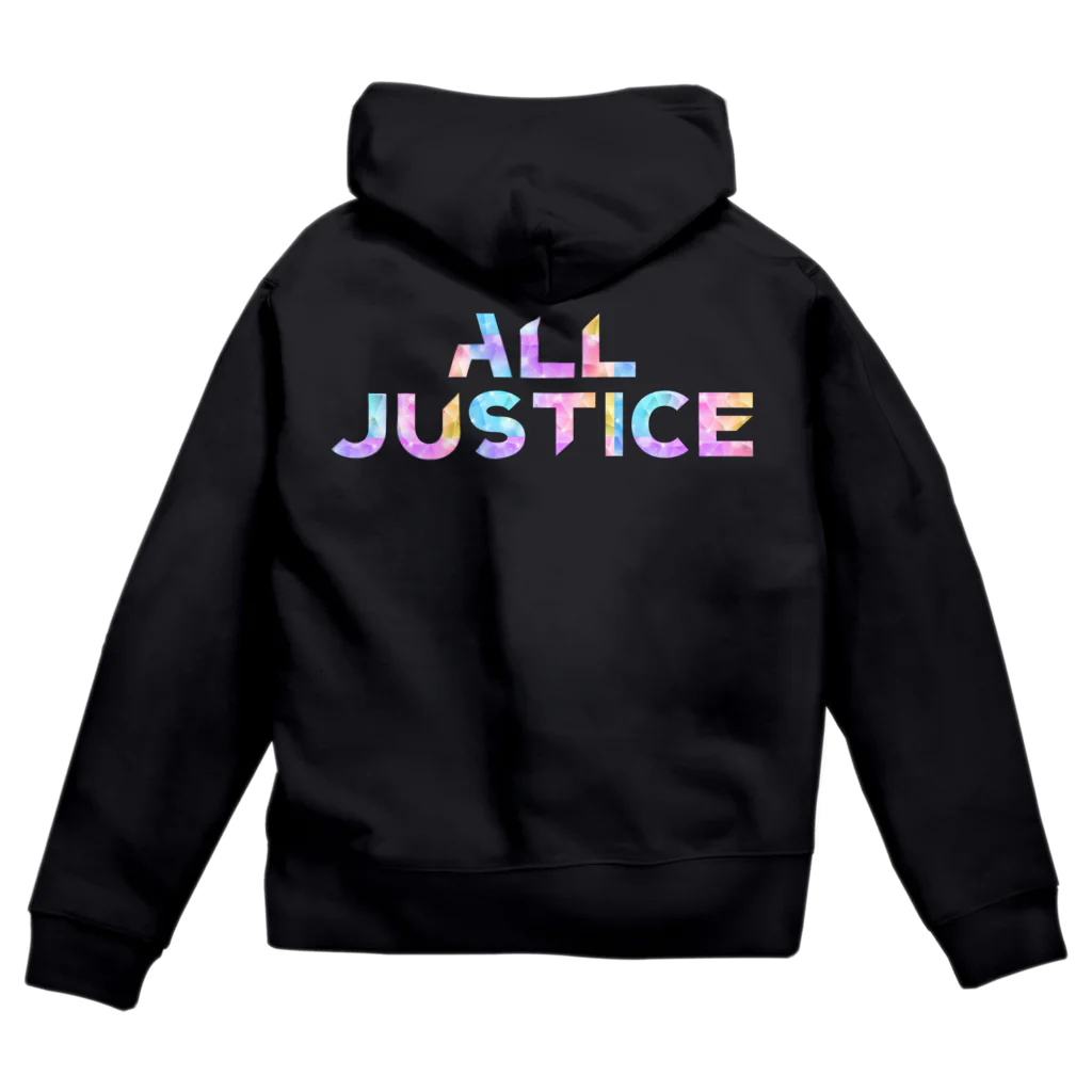 ぷてねぽ工房のALL JUSTICE_LOGO Zip Hoodie