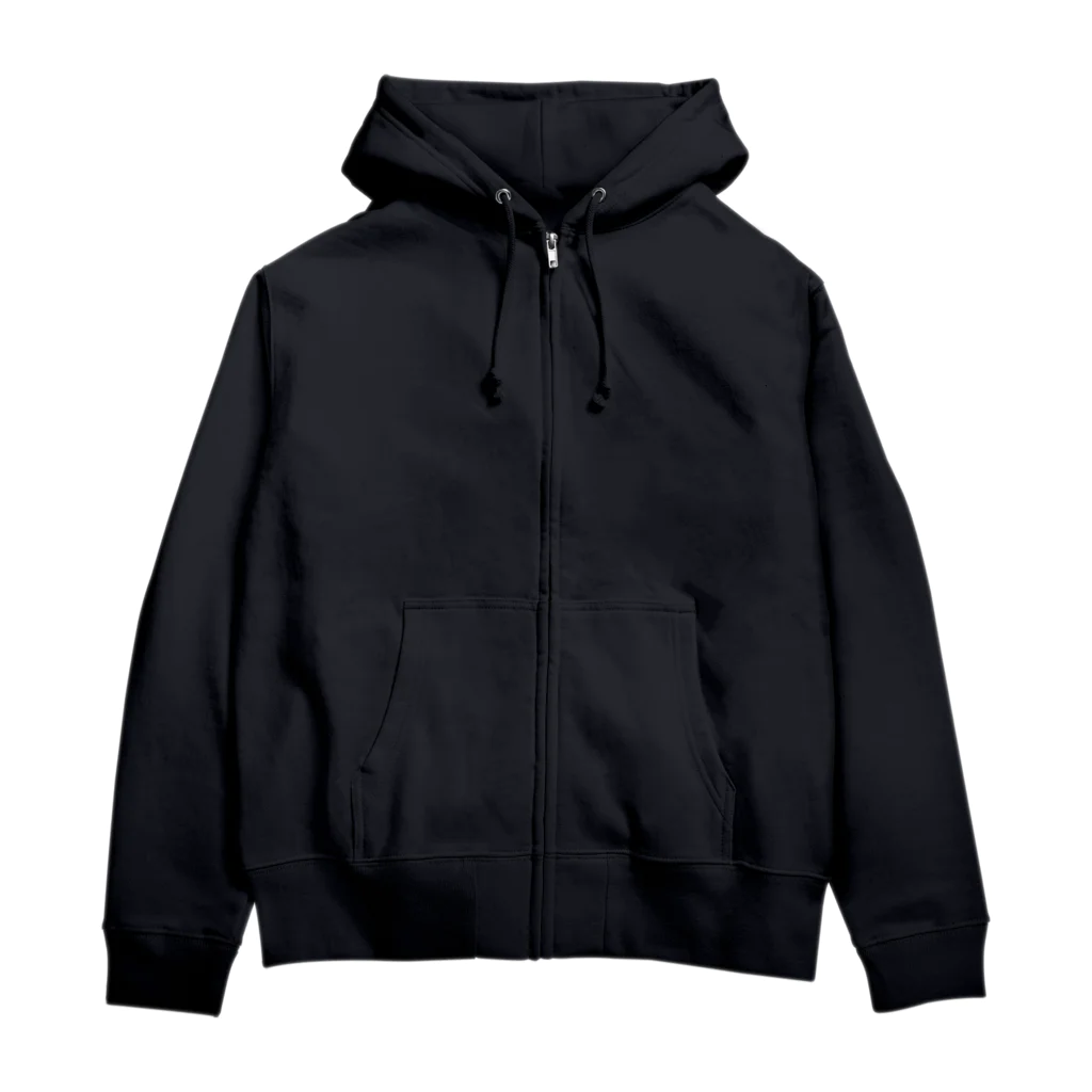 ぺんぎん24のNO RADIO NO LIFE(ホワイト) Zip Hoodie