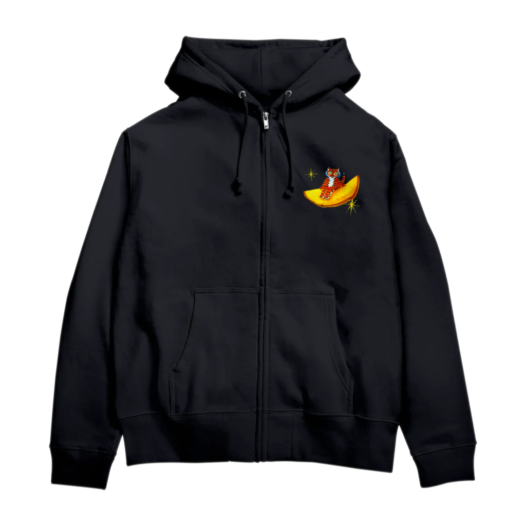 segasworksのフライドポテトたちとトラちゃんたち Zip Hoodie