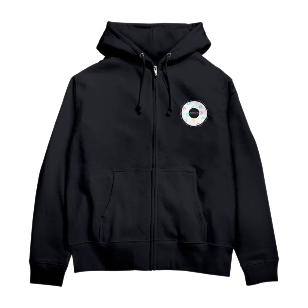 ぱるちゃのdonut(ドーナツ)カラフルver. Zip Hoodie