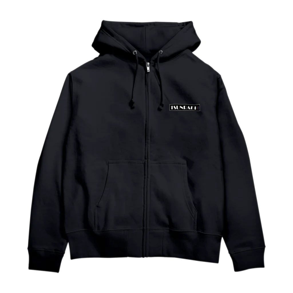 つんらじオフィシャルグッズのTSUNRADIパーカー Zip Hoodie