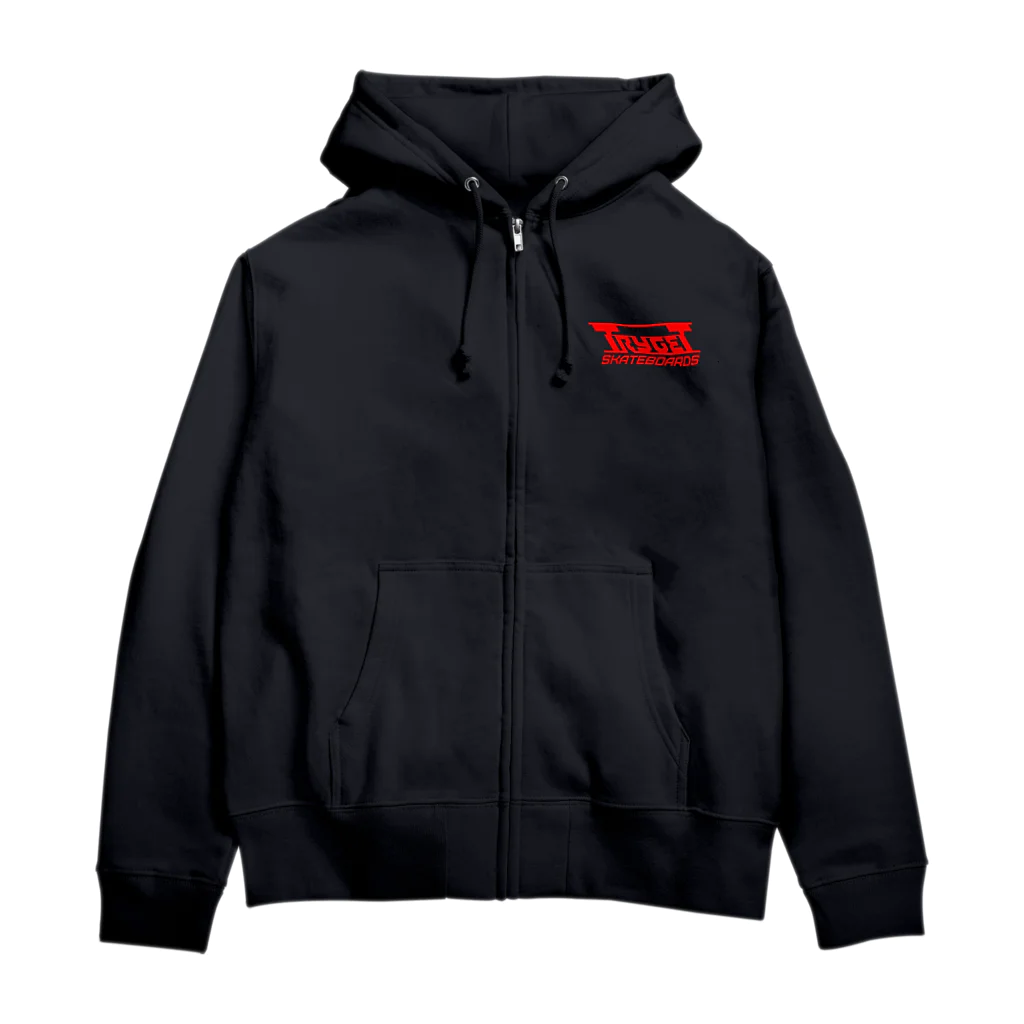 TRYGETサンプル実験中のTRYGET 黒　Ver2 Zip Hoodie