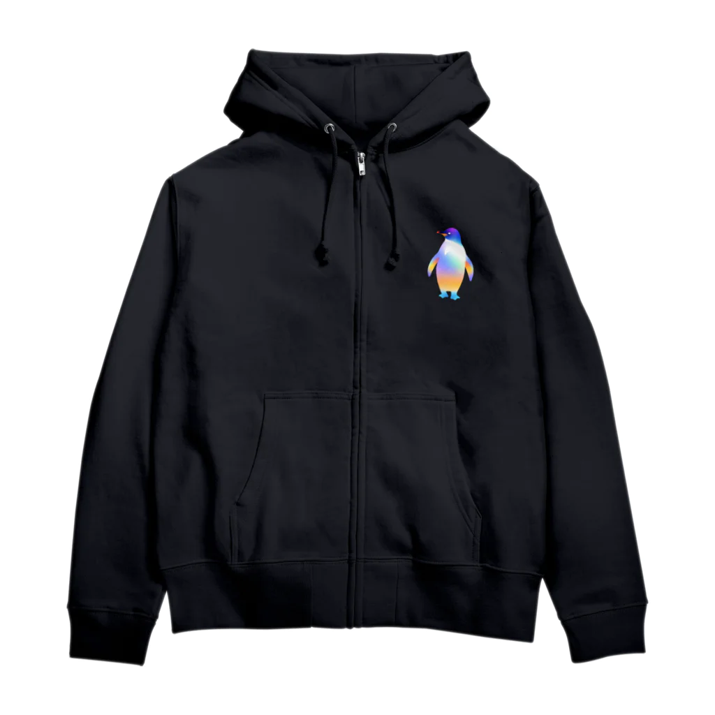 CharmZoo(チャームズー)のグラデーションペンギン Zip Hoodie