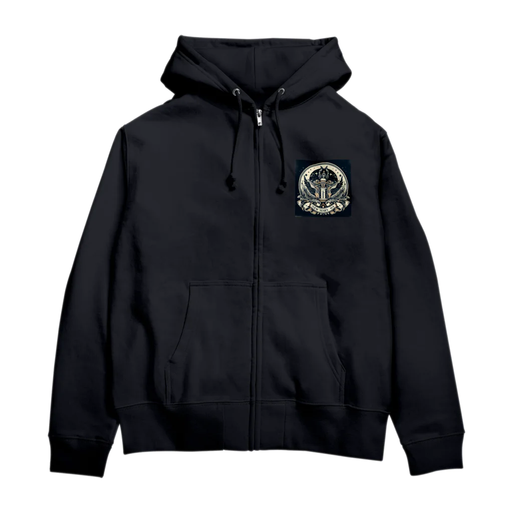 onigorosiの輝く夜のエンブレム Zip Hoodie