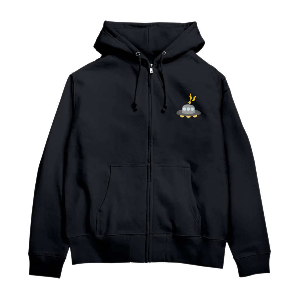 つきしょっぷのゆーふぉー Zip Hoodie